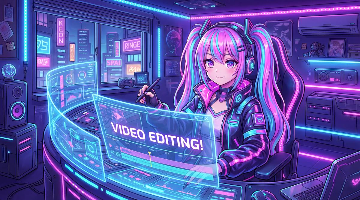 小马拉大车动漫-赛博少女AI科幻动漫